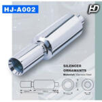  Kipufogódob rozsdamentes acél KP-HJA002 (AL-3410)