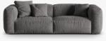 Micadoni Canapea modulara Martina 3 locuri 240 cm tapiterie catifea Velvet (MH099) Canapea
