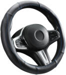  DW-5055BL Valódi bőr kormányvédő szellőző lyukacsos Kék varrásos mintával (AL-00979)