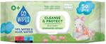 Go Wipes Servetele umede pentru copii cu apa de aloe si lapte de migdale, 50 bucati, Go Wipes