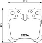 BREMBO Set placute frana BREMBO P 83 076 (P 83 076)