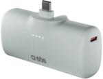SBS EcoPower 5000 mAh 10W-os Powerbank beépített USB-C porttal - szürke