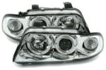 Sonar Кристални фарове за Audi A4 Angel Eyes (1995-1998) - хром
