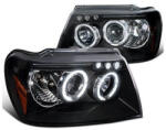 EAGLE EYES Кристални фарове Jeep Grand Cherokee (1999-2005) - черни
