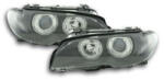 Depo Кристални фарове BMW E46 coupe, cabrio (2003-2006) - черни