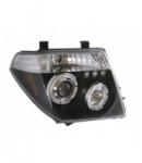EAGLE EYES Кристални фарове за Nissan Navara / Pathfinder (2005-2009) - черни