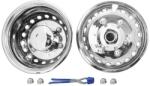 TruckKing Set capace roti, otel inoxidabil, 16 inch, Mercedes Sprinter, VW Crafter, 18 gauri ventilatie (167001618A2)