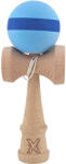 Flippy Kendama X Originala, Profesionala, Flippy, 18 cm din Lemn, Model cu Dunga, Bleu Albastru (teo-162892)