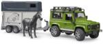 BRUDER 02592 Land Rover Defender с ремарке за кон и конче (02592)