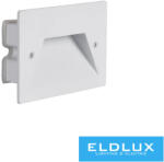 ELDLUX Lábazati süllyesztett LED lámpa 3w 150lm CCT. kap IP65 Fehér 120x85x35mm (ES49-B3C)