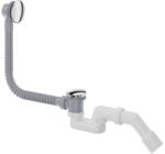  Prizma kádszifon túlfolyóval, króm klikk-klakk leeresztővel (NHC_057B)