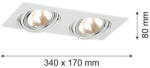 Argon OLIMP 785 Beépíthető spotlámpa 2x6W/G9 IP20 (785)