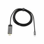 Verbatim Cablu VERBATIM 49144, HDMI 4K, USB Type C, 1.5 m (Negru/Gri)