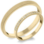 Forever Gold 14K arany karikagyűrű pár - ETH-M-0-005-B-291-S (ETH-M-0-005-B-291-S)