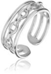 Marc Malone Inel deschis din oțel Madeline Silver Ring MCR23001S
