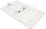Airen AiTab bőr tok 2 USB billentyűzettel 8" FEHÉR (CZ/SK/DE/UK/US. . . elrendezés) (Leather Case 2 8W)