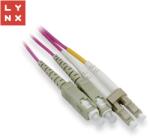 LYNX CS LYNX duplex patch kábel MM, OM4, LC/SC, 50/125m, 15m (LX-DPX-LC/SC-OM4-15)