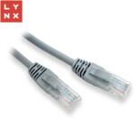 LYNX CS LYNX UTP patch kábel Cat5e, PVC, CCA, 1m, szürke (a csomag 10db-ot tartalmaz) (LX-UTP5E-010-GREY)