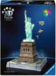 Ravensburger 3D пъзел Ravensburger от 108 части - Статуята на Свободата със Светлини (12008027)