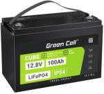 Green Cell CUBE LiFePO4 100Ah 12.8V 1280Wh lítium vas-foszfát akkumulátor fotovoltaikus, lakókocsikhoz, hajókhoz (LFPGC12V100AH)