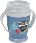 LOVI Чаша с дръжки 360° Lovi - Wild Soul, 250 ml, 9 м+, синя (1/605)