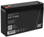 Green Cell AGM VRLA 6V 7Ah karbantartásmentes akkumulátor riasztórendszerhez, pénztárgéphez, játékokhoz (AGM12)