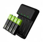 Green Cell VitalCharger töltőkészlet és 4x újratölthető AA 2000mAh Ni-MH akkumulátorok (GRSETGC01)