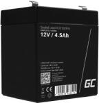 Green Cell AGM VRLA 12V 4.5Ah karbantartásmentes akkumulátor UPS-egységek számára (AGM44)