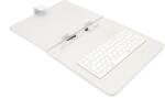 Airen AiTab bőr tok 3 USB billentyűzettel 9, 7" FEHÉR (CZ/SK/DE/UK/US. . . elrendezés) (Leather Case 3 97W)