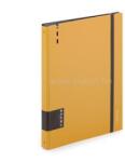 VERDE A4 4 gyűrűs 3x30 vegyes lappal sárga gyűrűs mappa (2-704) (2-704)
