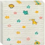 HOZRO öntapadós 3D tapéta szett, téglautánzat modell, 26, 95 négyzetméter alapterületű, modern dizájn, nagyon könnyen felszerelhető, Lumea Animalelor, 50 db-os (TAPET56-50BUC)