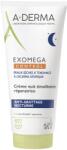 A-DERMA Exomega Control nyugtató és regeneráló éjszakai krém száraz, atópiás bőrre, A-Derma, 200 ml