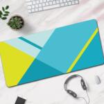 VisionHub Nagy XXL egérpad VisionHub, varrott élek, puha felület, gumírozott csúszásgátló alap, vízálló, íróasztal védelemhez, 900x400x4mm, kék (V-0045)