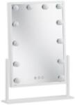 ELTAP Flamnate, 30x47, 5x2, 5cm, Tükrök világítással, Fehér, Tükör - mindigbutor
