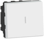 Legrand Program Mosaic kétpólusú váltókapcsoló 20A, 2 modulos, fehér - 077063L (077063L)
