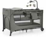 KinderKraft utazóágy Joy 2 kiegészítőkkel sötétszürke - babamarket