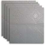 HOZRO 50 db-os HOZRO öntapadós 3D tapéta szett, téglautánzat mintás, 26, 95 nm-es terület, modern dizájn, nagyon könnyen felszerelhető, Szürke (50_TAPET_GRI)