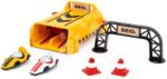 BRIO Rampă de lansare pentru mașinuțe Roll Racing Launcher BRIO modele de curse galbene și albe, cu conuri și linie de sosire (BRIO5708)