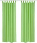 vidaXL Alma Zöld Átlátszó Függöny 140 x 175 cm 2 db 0.24 kg 130203 (130203)
