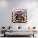 Avex Színes nyomott fólia otthoni faldekorációhoz, 125 x 110cm méret, modell: VIEW TO HAVEN 16 (AVX-AW16-480617636)