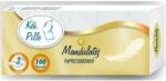  Papírzsebkendő 3 rétegű 100 db/csomag Kék Pille mandulatej (63764) - web24