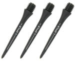 L-style Varf darts carbon L-Style Hard Lip Points Carbon negru 30mm 2BA, 6buc Set (X9132)