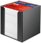 Herlitz Cub notes cu suport negru 9 x 9 x 9 cm 700 file albe Herlitz HZ1600360 (1600360)