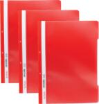 Herlitz Dosar sina A4 PP, perforat rosu, Herlitz, 50 buc/set HZ9496040/50