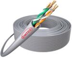 Emtex Cablu UTP CAT5E Cupru Emtex, Fluke Pass, Eca, 24 AWG/1, gri, rola 305 m (EMT-UTP5E-24AWG.1-PVC-ECA)