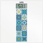LAICA Cantar Cântar corporal digital 180 kg, Precizie 100g, Display LCD mare 7.8 cm, Sticlă securizată 6mm, Design slim, Pornire/Oprire automată, Albastru (PS1082B) - vexio Cantar baie