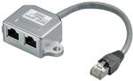 Goobay RJ45 T-Adapter CAT5 St->2xBu (68908) - vexio