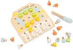 Classic World Tablă de activități din lemn Classic World - Introducerea șuruburilor (CW20180) Set bricolaj copii