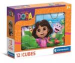 Clementoni Clementoni: Dora exploratoarea Story Cube - 12 bucăți Puzzle