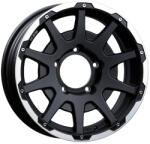 Sparco Jante aliaj SPARCO DAKAR MATT BLACK LIP POLISHED RIVETS 7.5X17 5X127 CB: 71.6 ET: 25 - anvelopemag